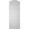 Ekena Millwork Arch Top Surface Mount PVC Gable Vent: Non-Functional, w/ 3-1/2"W x 1"P Standard Frame, 14"W x 36"H GVPAR14X3601SN - alternate 4